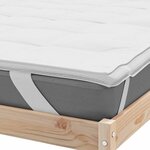 vidaXL Protège-matelas blanc 90x220 cm