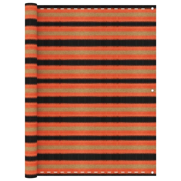 vidaXL Écran de balcon Multicolore 120x500 cm PEHD