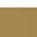 vidaXL Auvent vertical Beige 100x1000 cm Tissu oxford