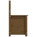 Banc banquette 80 x 41 x 77 cm bois de pin massif marron 02_0010717