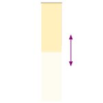 vidaXL Store enrouleur occultant jaune largeur du tissu 45 7 cm