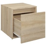 VidaXL Tiroir boîte Chêne sonoma 40 5x40x40 cm Bois d'ingénierie