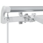 vidaXL Cadre de Store Rétractable à Opération Manuelle 2 5x2 cm Métal