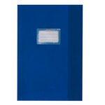 Protège-cahiers Structuré A4 Avec étiquette collée Bleu HERLITZ
