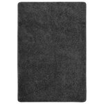 vidaXL Tapis shaggy antidérapant Gris 160x230 cm