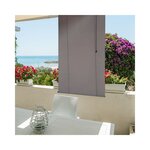 Set de 2 écrans latéraux 140x200cm gris anthracite