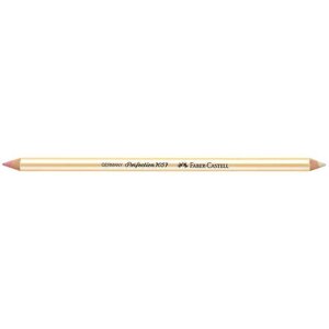 Crayon gomme perfection 7057 double pointe doré x 12 faber-castell