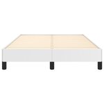 vidaXL Cadre de lit sans matelas blanc 120x190 cm similicuir