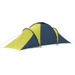 vidaXL Tente de camping pour 6 personnes bleu et jaune