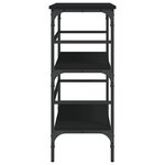 vidaXL Table console noir 100x32x75 cm bois d'ingénierie