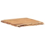 vidaXL Dessus de table Bois d'acacia massif 58x(50-60)x3 8 cm