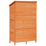 vidaXL Abri de jardin Marron 106 x 56 x 176 5 cm Bois de Sapin Massif