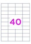 Boite de 4000 étiquettes multi-usage blanches 48.5x25,4mm office star