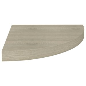 vidaXL Étagère d'angle flottante chêne 35x35x3 8 cm MDF