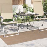 vidaXL Tapis de surface HUARTE Naturel 200 x 80 cm Polyester