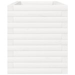 vidaXL Jardinière blanc 90x40x45 5 cm bois de pin massif