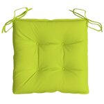 vidaXL Coussins de palette lot de 4 vert brillant 50x50x7 cm