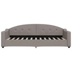 vidaXL Lit de repos sans matelas taupe 80x200 cm tissu