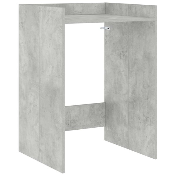 vidaXL Armoire pour machine à laver Béton 67 5 x 62 x 97 cm