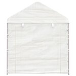 vidaXL Belvédère avec toit blanc 13 38x2 28x2 69 m polyéthylène