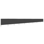 vidaXL Paravent 9 panneaux Tissu 1200 x 160 cm Anthracite