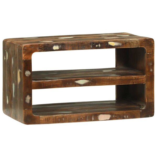 vidaXL Meuble TV 60 x 32 x 36 cm Bois massif de récupération