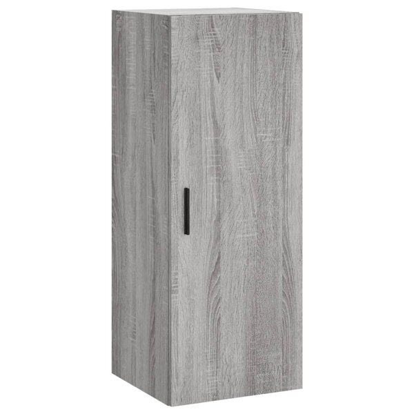 vidaXL Armoire murale sonoma gris 34 5x34x90 cm