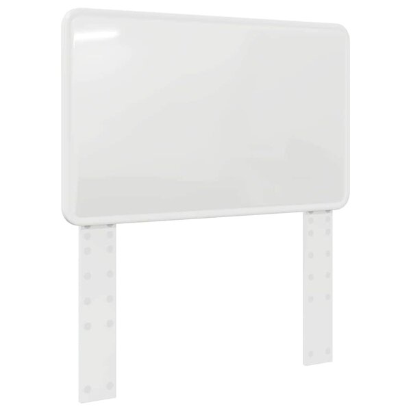 vidaXL Tête de lit Blanc Brillant 80 cm Bois d'ingénierie