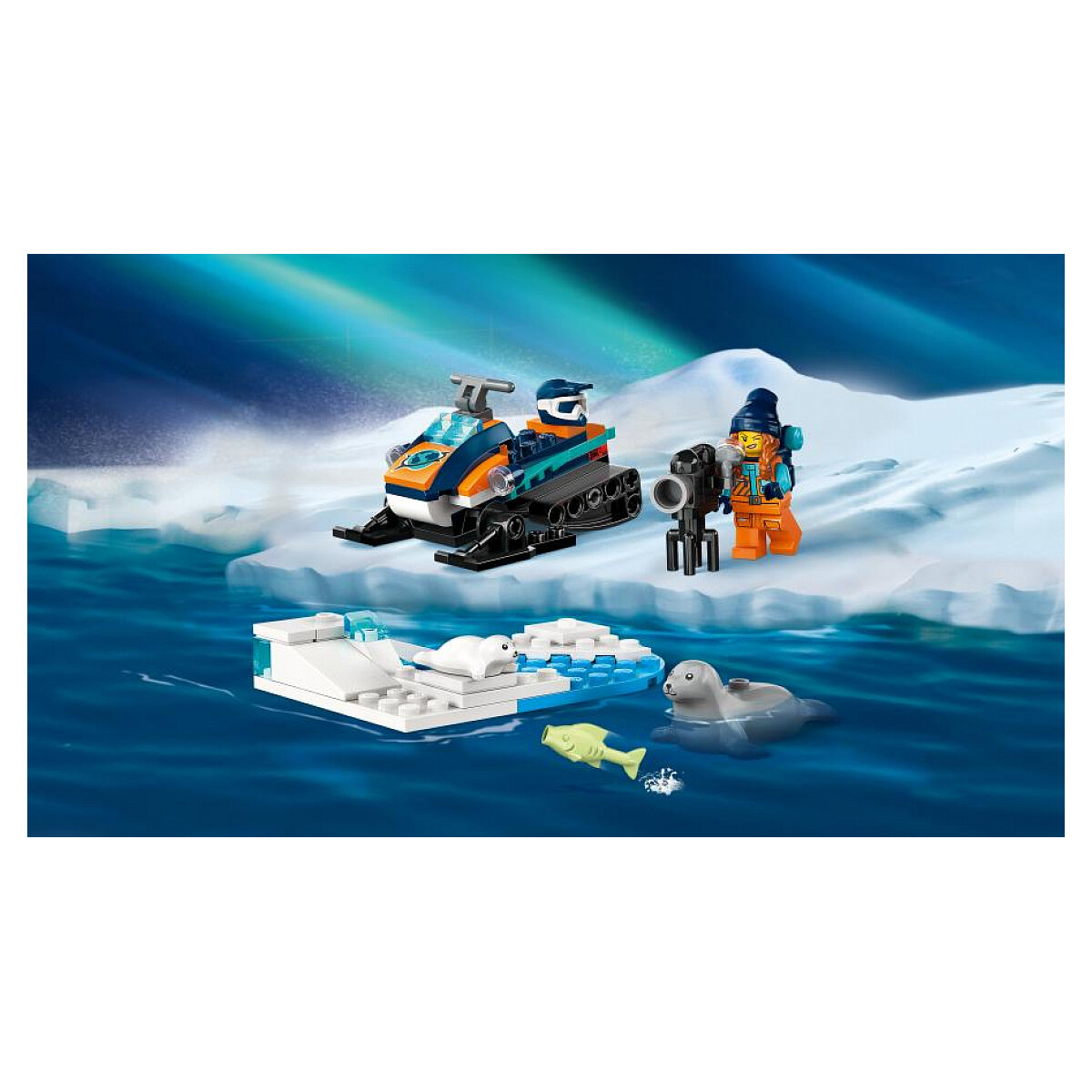 LEGO City Arctic Explorer 60376 Jeu de construction motoneige avec