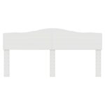 vidaXL Tête de lit Blanc Brillant 200 cm Bois d'ingénierie