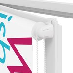 vidaXL Store enrouleur de douche 70x240 cm largeur du tissu 66 cm