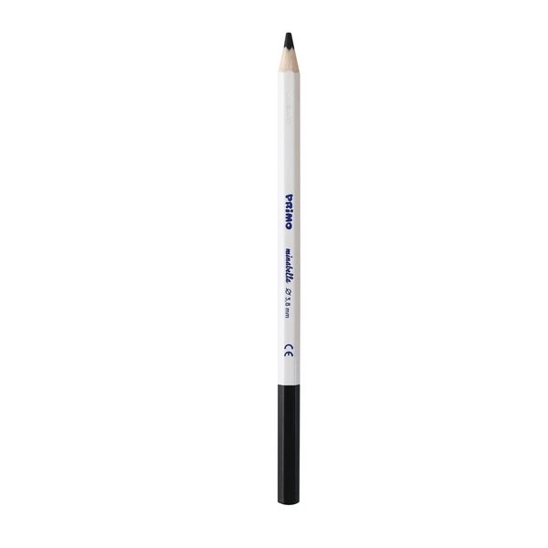 Crayon de Couleur Laqué Qualité Supérieure Minabella Mine 3 8mm Noir x 12 PRIMO