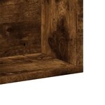 vidaXL Armoire murale chêne fumé 75x18x16 5 cm bois d'ingénierie