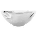 vidaXL Lavabo 32 5 x 14 cm Céramique Argenté