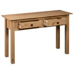 vidaXL Table console 110x40x72 cm Pin solide Gamme Panama