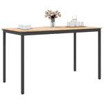 vidaXL Table de bar Naturel 110 x 55 x 105 cm Bois de pin massif