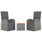 Ensemble de salon de jardin meuble d'extérieur ensemble de mobilier 3 pièces gris poly rotin et acacia 02_0014202