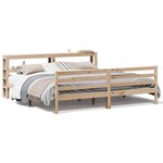 vidaXL Cadre de lit sans matelas 180x200 cm bois massif de pin