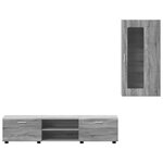 vidaXL Ensemble meuble TV FLORIN Gris Sonoma Bois d'ingénierie