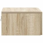 vidaXL Cabinet de chevet mural Chêne Sonoma 49 x 34 5 x 20 cm