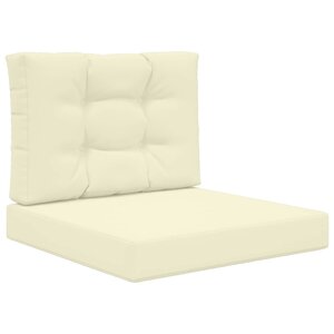 vidaXL Coussin de canapé d'extérieur Polyester Crème 60 x 60 cm