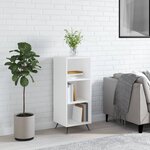vidaXL Armoire à étagères blanc 34 5x32 5x90 cm bois d'ingénierie