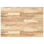vidaXL Dessus de bureau non traité 80x70x4 cm bois d'acacia massif