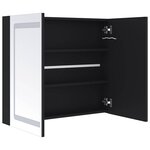 vidaXL Armoire de salle de bain à miroir LED 80x12 2x68 cm
