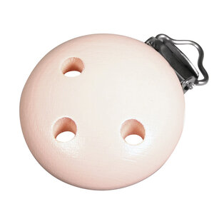 Clip en bois FSC 100 37mm ø rose layette 1 pce.