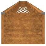 vidaXL Lit surélevé de jardin 1152x50x36 cm acier corten
