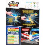 INFINITY NADO  TOUPIE AVEC LANCEUR MAGNÉTIQUE REVERSIBLE JADE BOW - Nouvelle Toupie Nado Non-Stop Battle Deluxe avec Lanceur Magnét