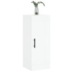 vidaXL Armoire murale blanc 34 5x34x90 cm bois d'ingénierie