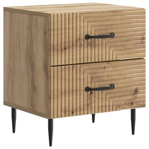 vidaXL Cabinet de chevet Chêne artisanal 43 x 34 5 x 47 5 cm