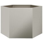 vidaXL Jardinière hexagone 69x60x45 cm acier patinable